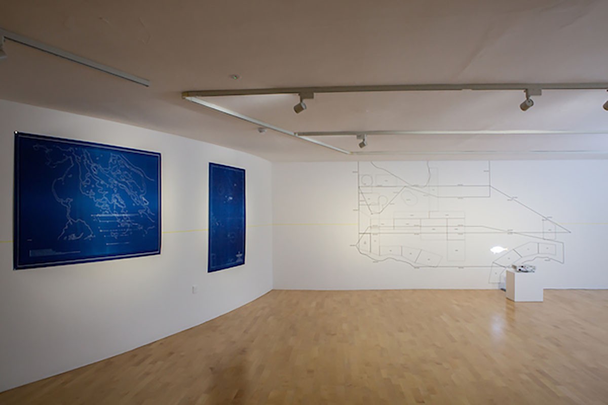 Rossella Biscotti, 'The Journey', 2016.  Installation view, Borderlines, 2019. Courtesy Talbot Rice Gallery, The University of Edinburgh. 