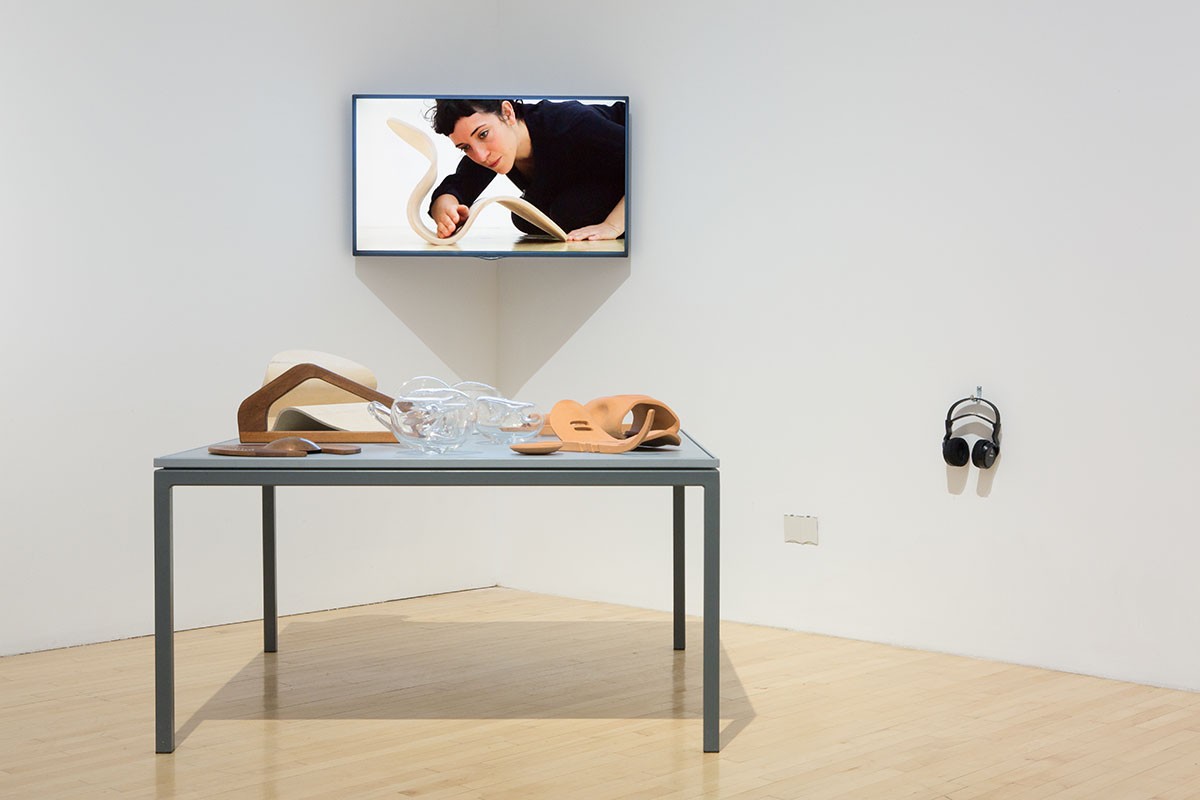 Neslihan Tepehan, Non-objects: Designing for in-between, 2018. Installation view, Trading Zone, 2018. Image courtesy Talbot Rice Gallery, The University of Edinburgh.