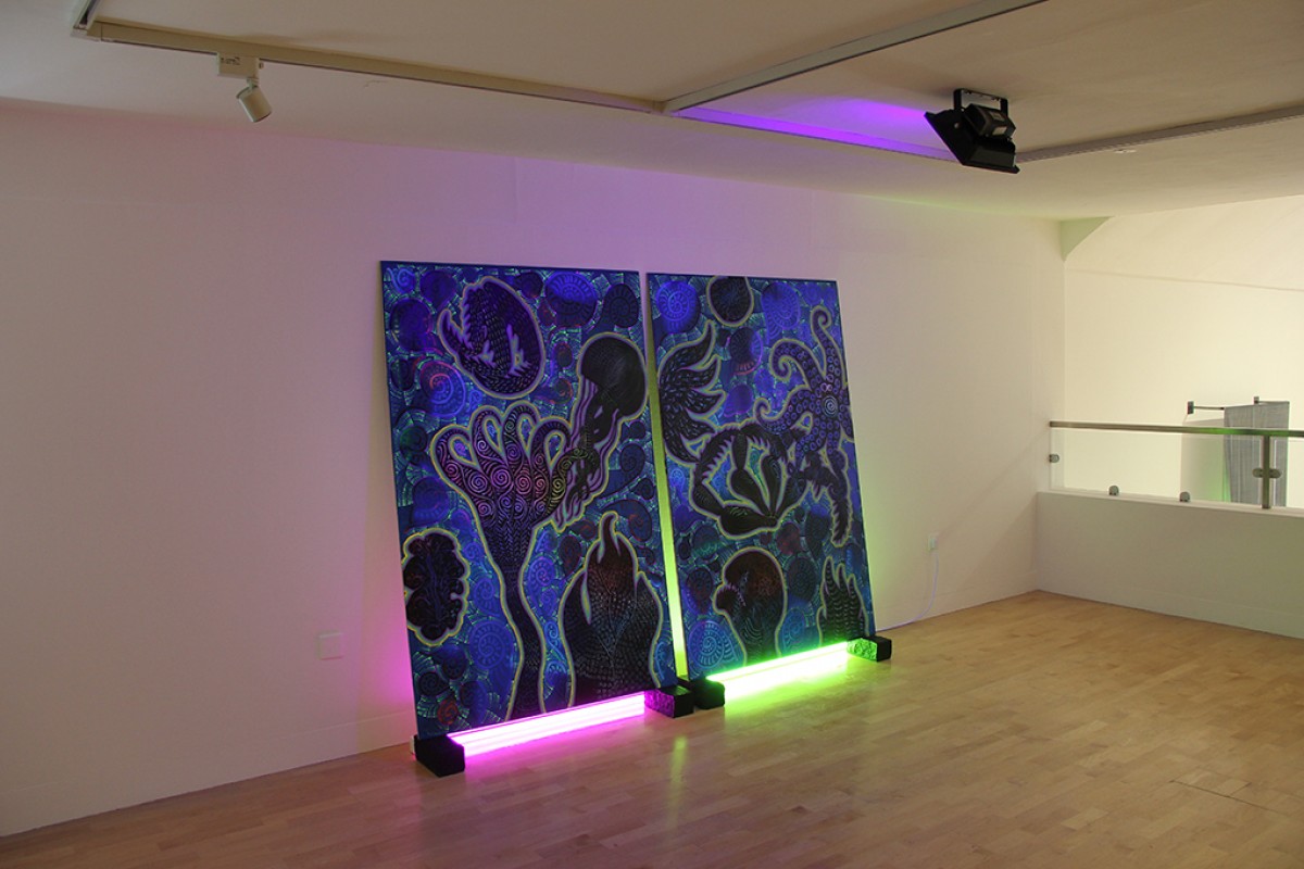 Installation view, ‘Interim’, 2016. Image courtesy Talbot Rice Gallery, The University of Edinburgh