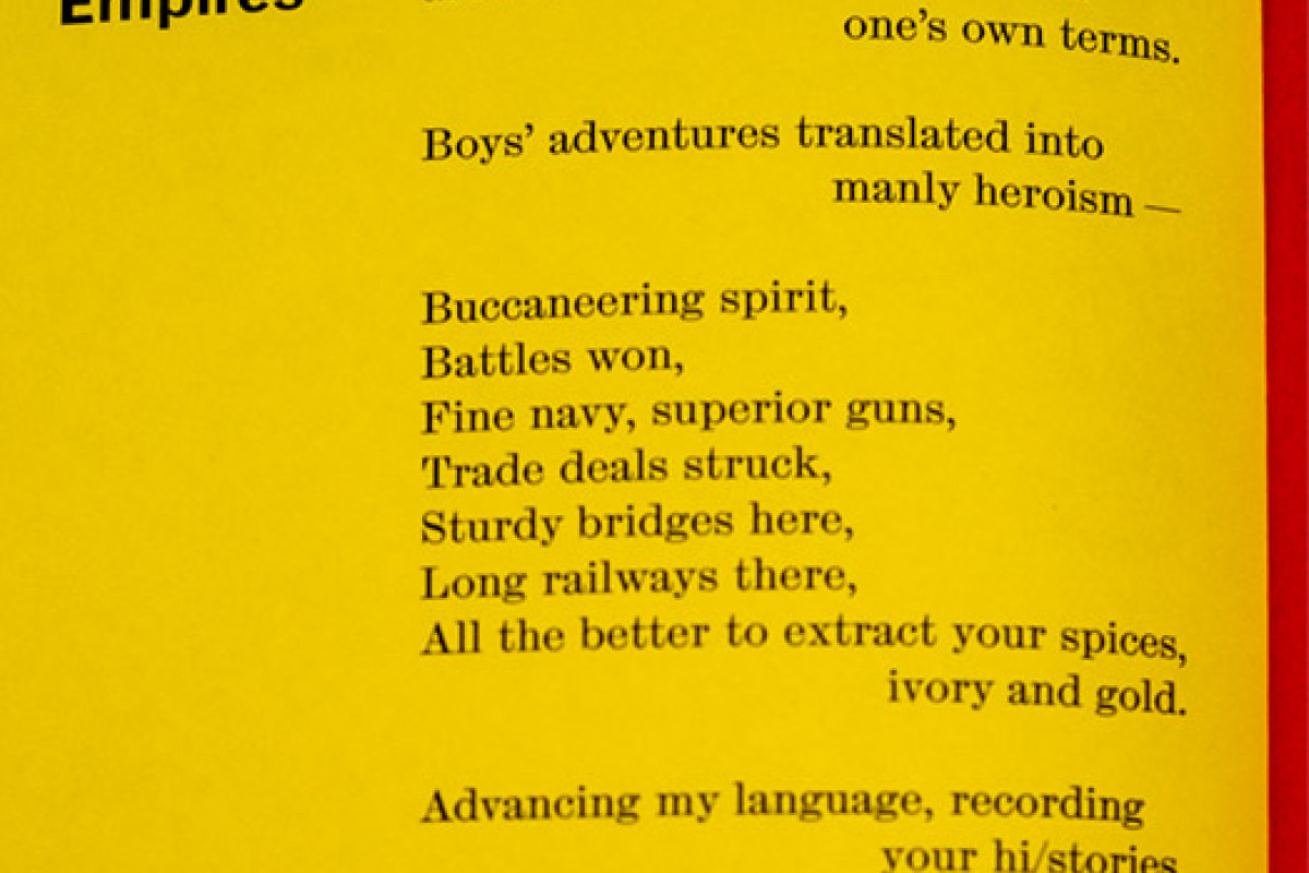 Yellow paper with black text