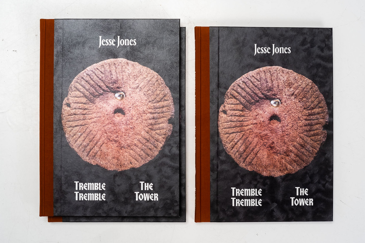 The cover for Jesse Jones' Exhibition Catalogue for Tremble Tremble / The Tower