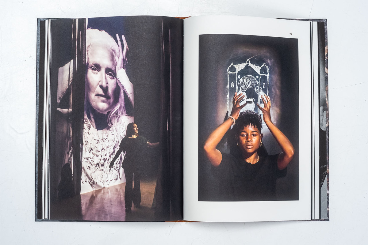 Pages inside Jesse Jones' Exhibition Catalogue