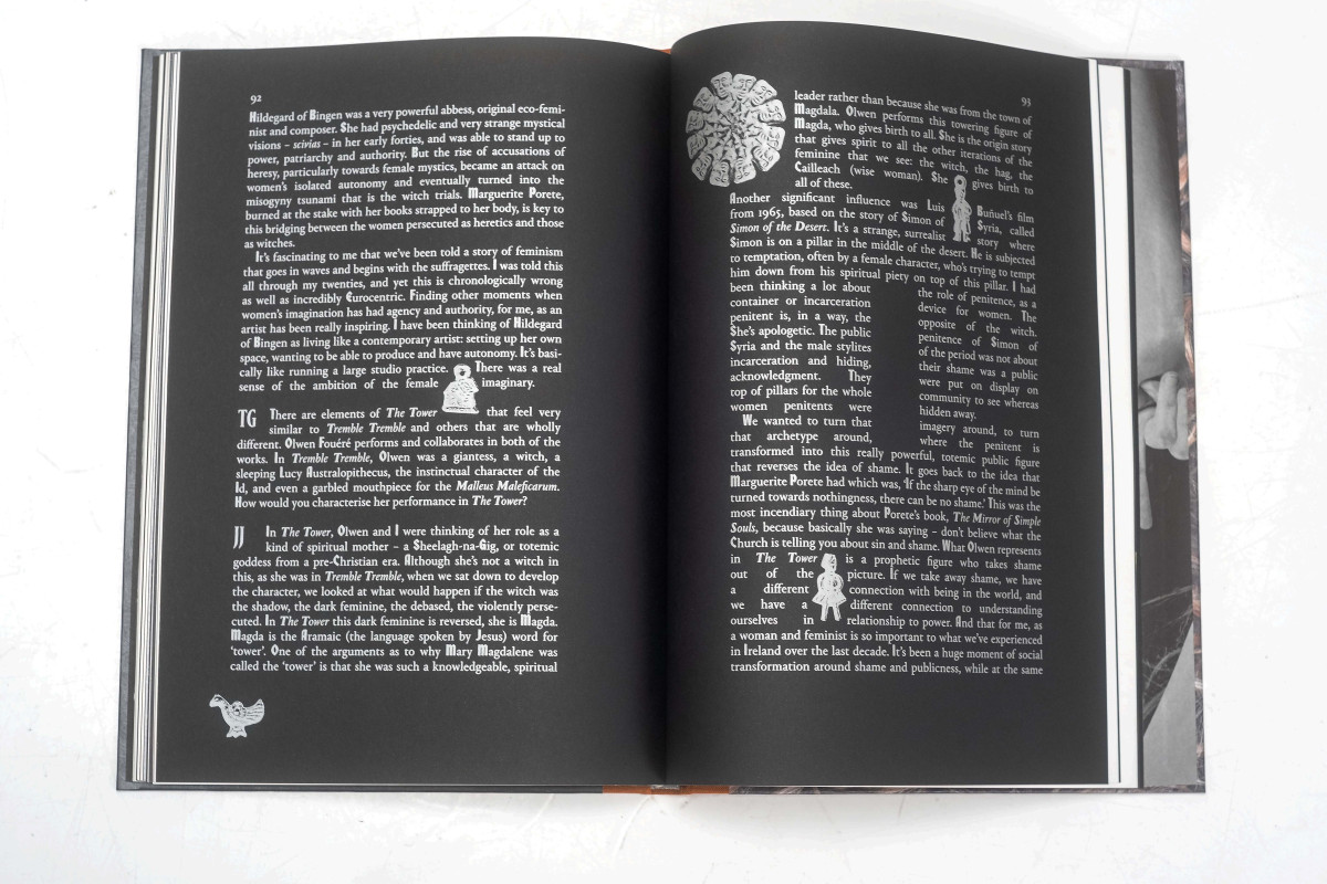 Pages inside Jesse Jones' Exhibition Catalogue