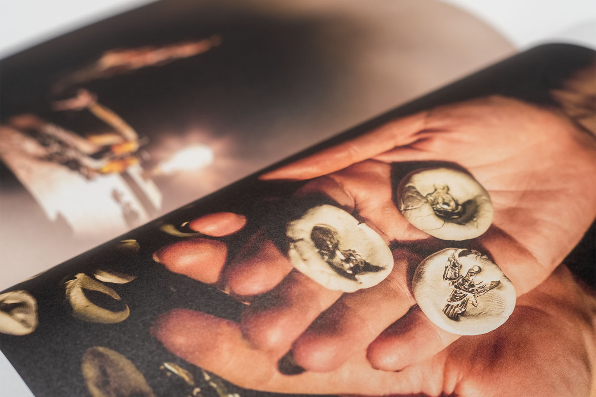 Pages inside Jesse Jones' Exhibition Catalogue