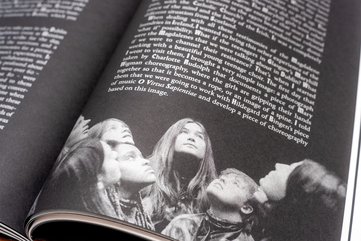 Pages inside Jesse Jones' Exhibition Catalogue