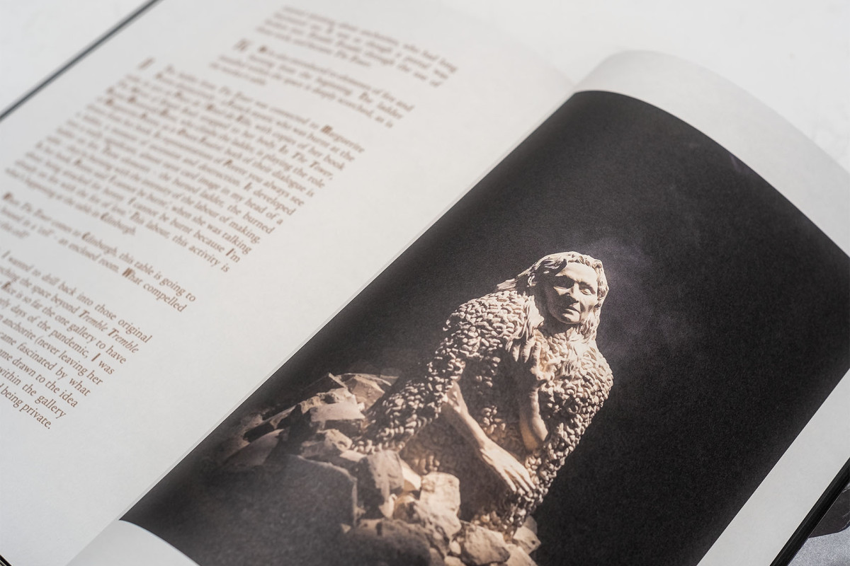 Pages inside Jesse Jones' Exhibition Catalogue