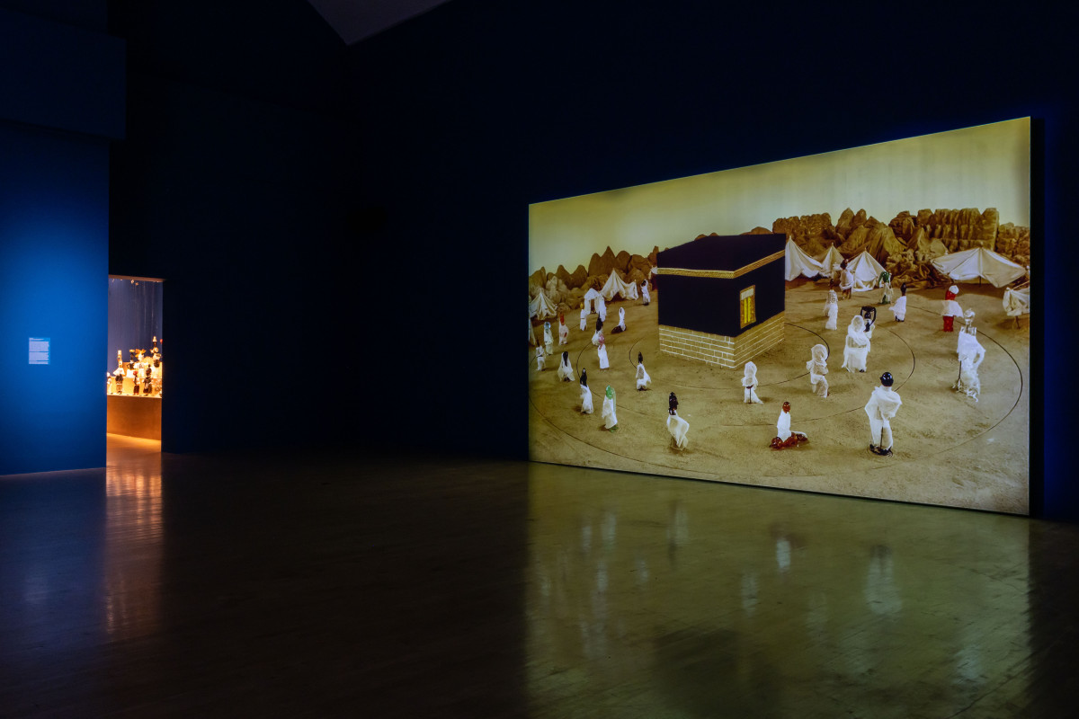 Wael Shawky, Installation view, Talbot Rice Gallery, 2025. Courtesy Talbot Rice Gallery, University of Edinburgh Photo: Sally Jubb
