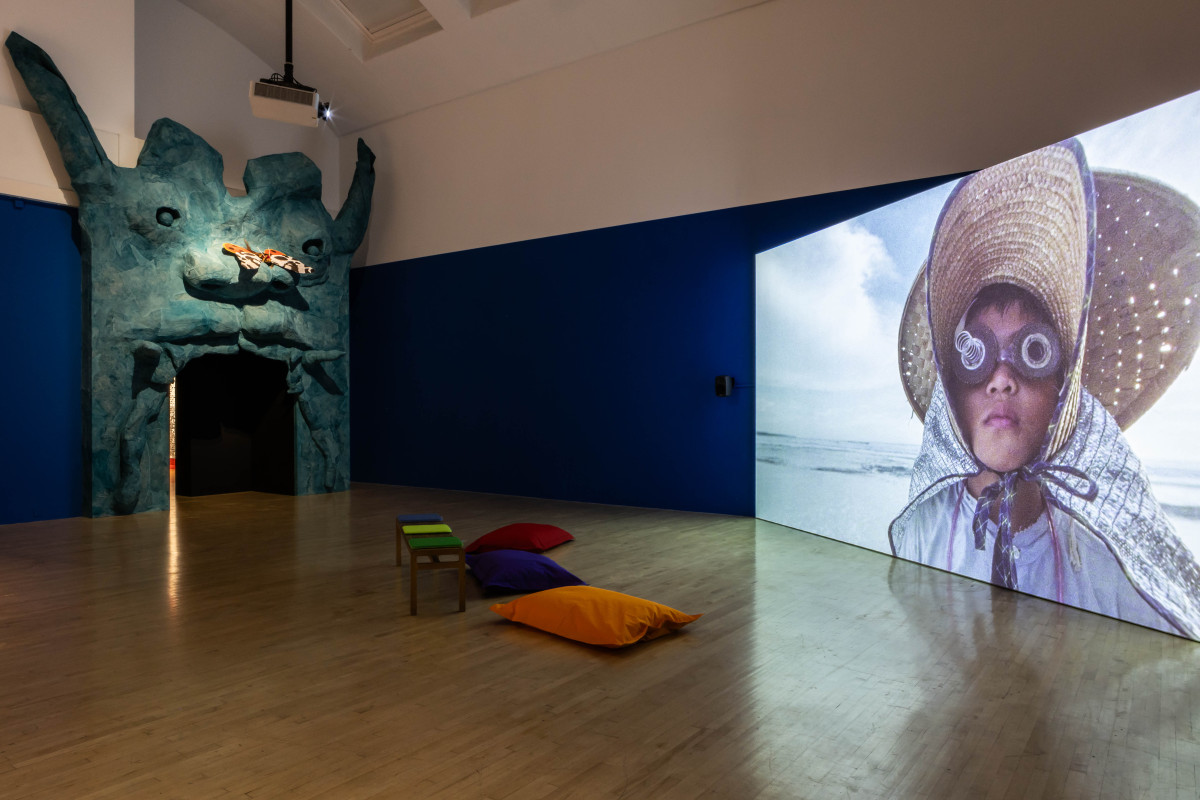 'The Children are Now', exhibition view, Talbot Rice Gallery, the University of Edinburgh. Photo: Sally Jubb