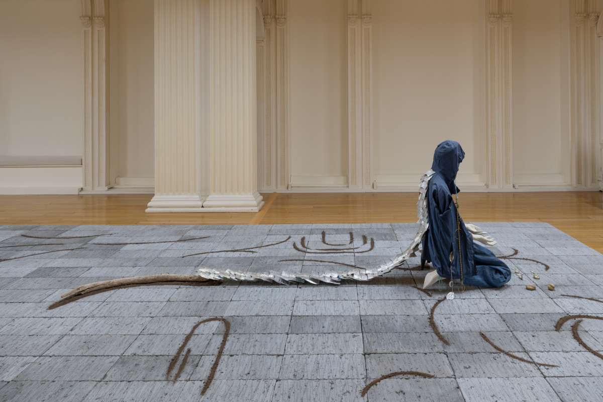 Being (Interloper), 2022-24. Exhibition view, Anne Hardy, Feelings, Talbot Rice Gallery, the University of Edinburgh. © Anne Hardy Photo: Angus Mill