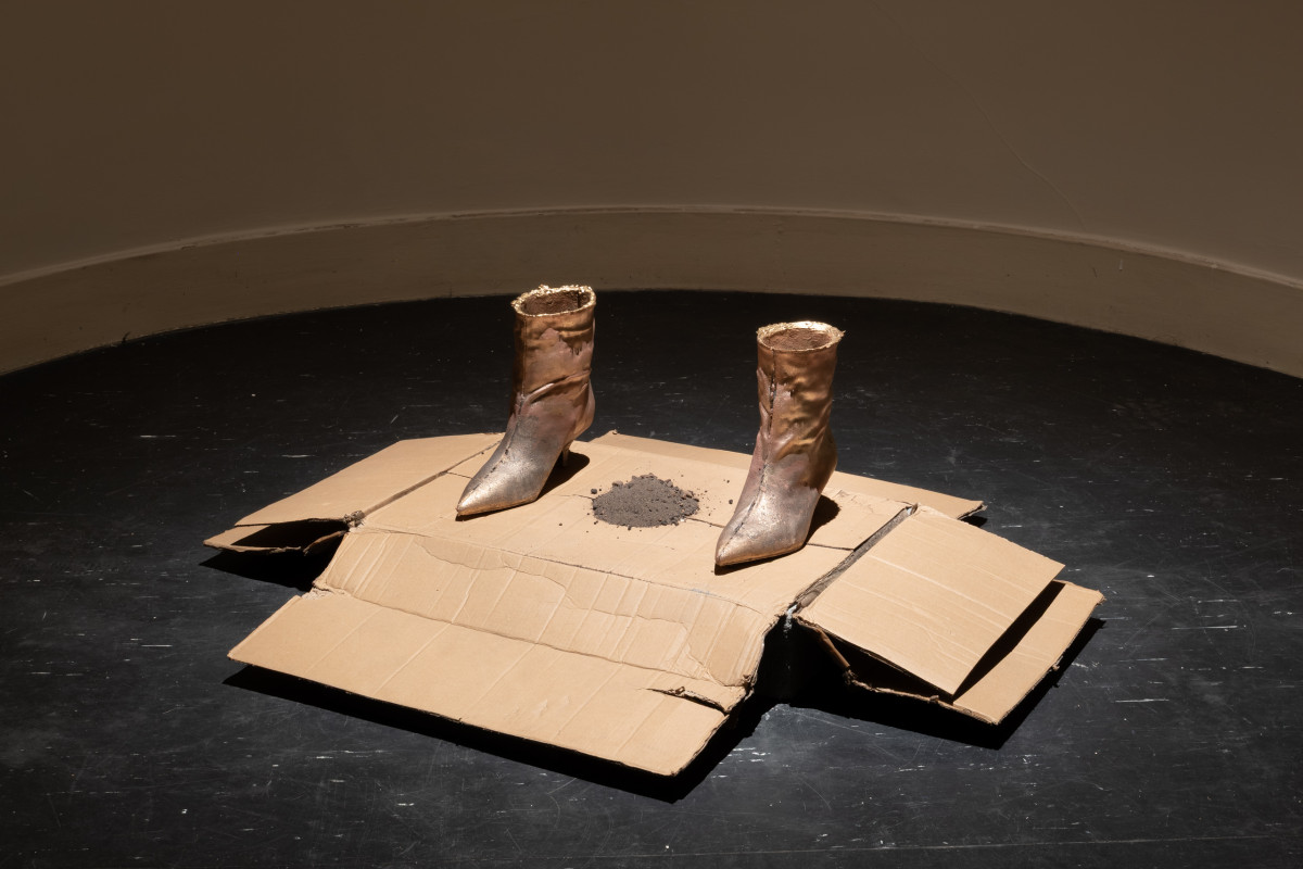 The Beginning and The End, 2026. Exhibition view, Anne Hardy, Feelings, Talbot Rice Gallery, the University of Edinburgh. © Anne Hardy Photo: Angus Mill