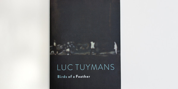 Front cover of Luc Tuymans's catalogue, white, with featured work as image